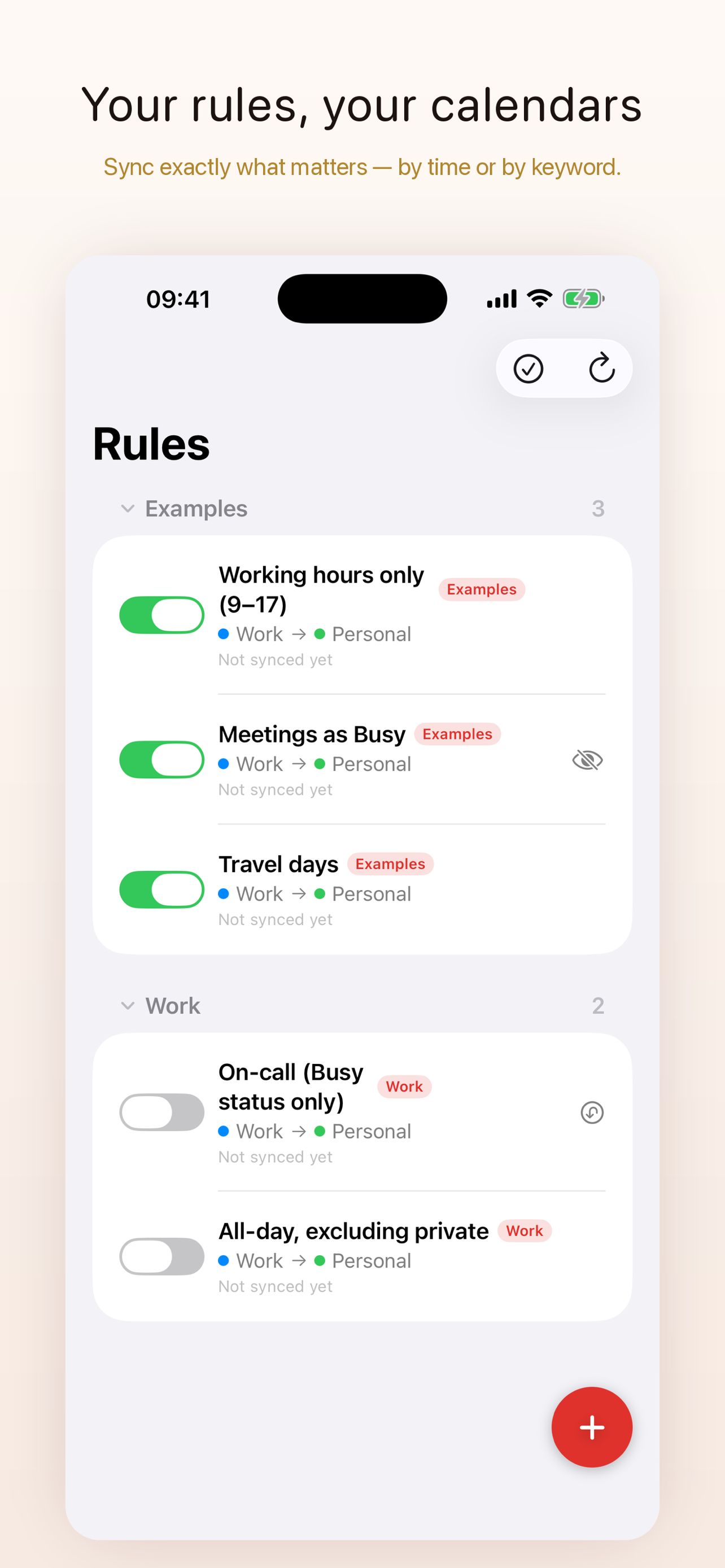 ReciproCal Sync screenshot 2
