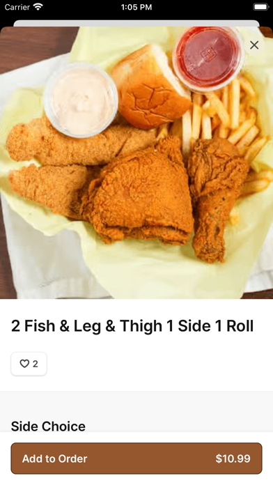 LA Famous Fried Chicken Mobile Screenshot