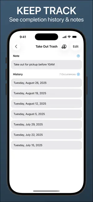 Recurrence: Recurring Tasks screenshot 2