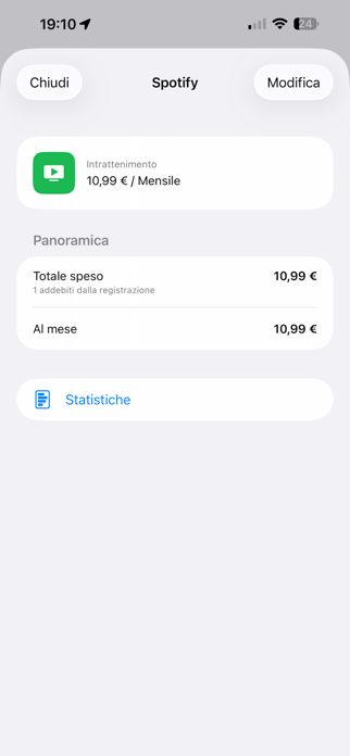 Billy - Subscription Tracker Screenshot 2 of 3