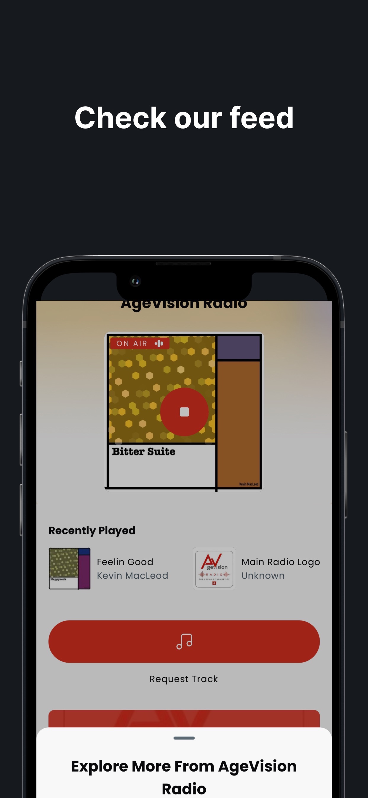 Screenshot 3 of AgeVision Radio