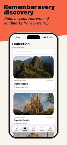 Landmark Identifier: Travel AI screenshot