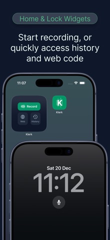 Klerk: Speech to Text screenshot