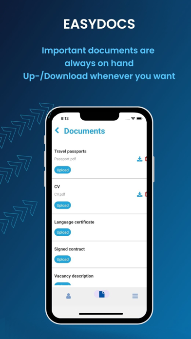 Blue Card Agency Screenshot