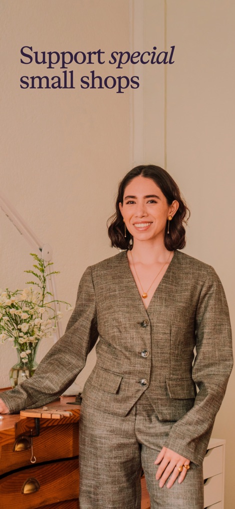 Etsy: Shop Home, Style & More - The app visually connects users with real small business owners and emphasizes supporting independent creators, reinforcing the platform's community-driven ethos.
