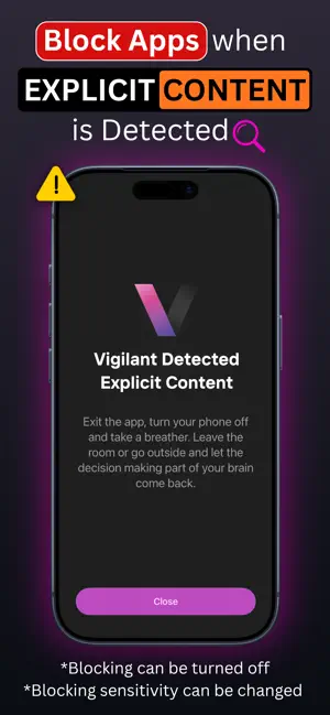 Vigilant:Adult Content Blocker screenshot 2