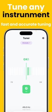 Minory : Tuner & Metronome screenshot