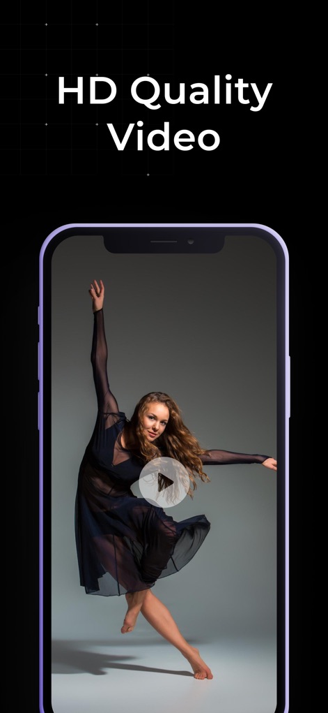 BlackHole ® - Observe the crisp HD video quality in action, featuring a prominent play button and full-screen viewing for an uninterrupted and high-fidelity media experience.