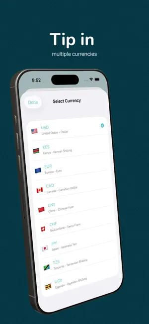 Shukran - Tip Anyone, Anywhere screenshot 2