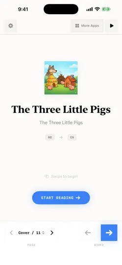 Capture d'écran de The Three Little Pigs Romanian sur iPhone 3