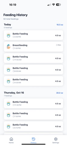Baby Feeds screenshot