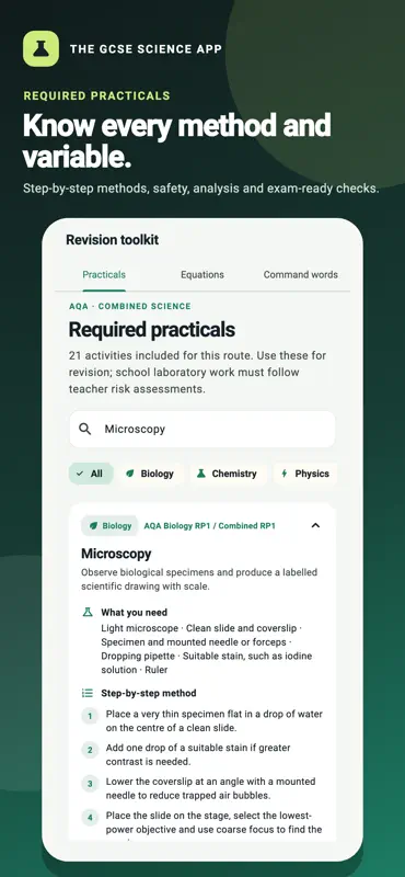 The GCSE Science app screenshot 3 of 5