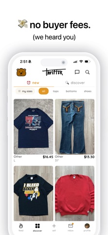 thrifter: swipe secondhand! Screenshot 2 of 5