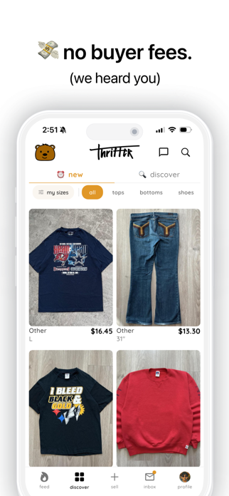 thrifter: swipe secondhand! Screenshot 2 of 5