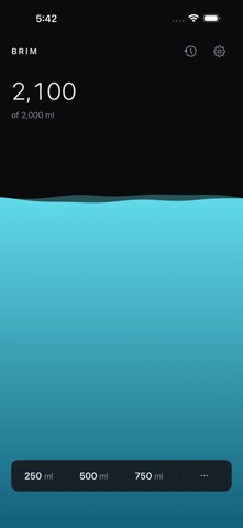 Brim: Water Tracker Screenshot 4 of 6