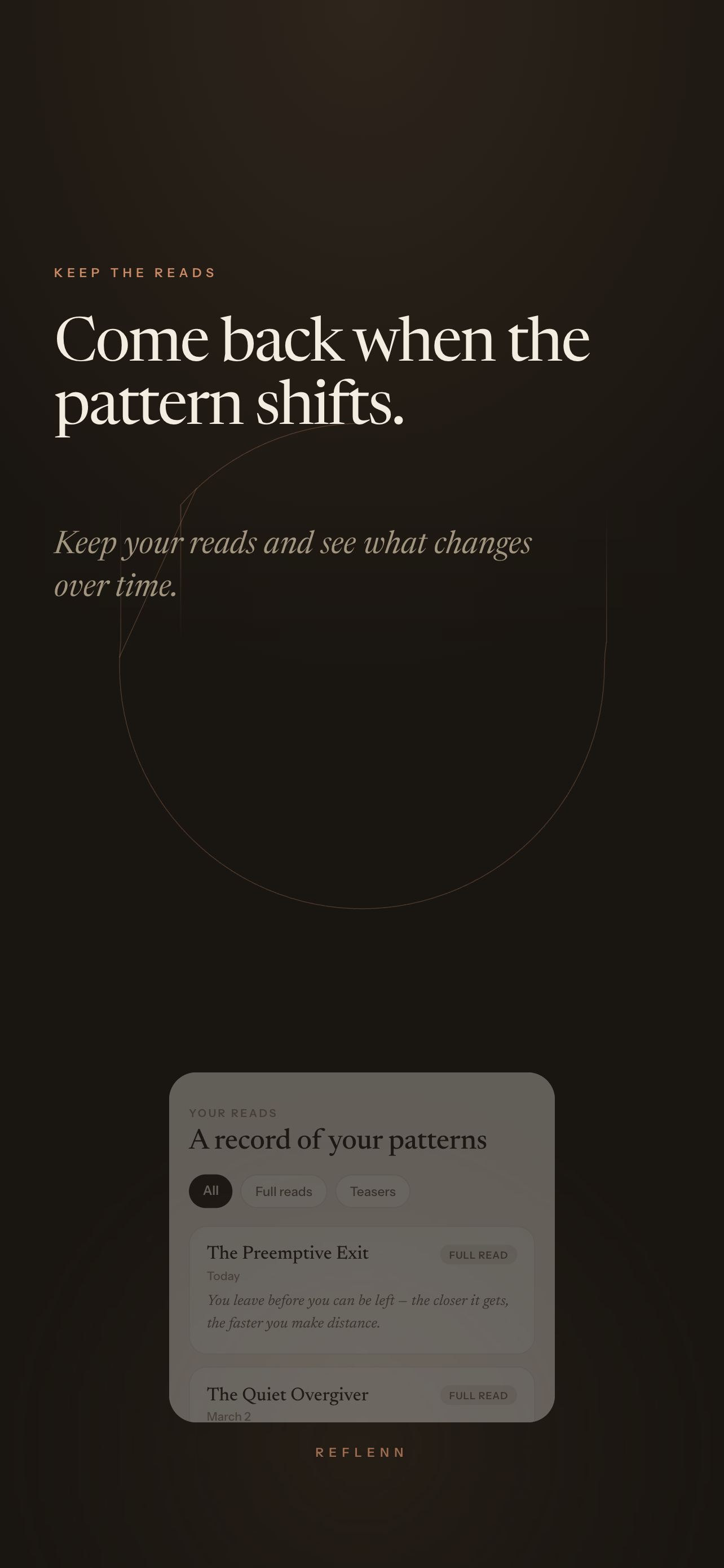 Reflenn: Shadow Work Patterns screenshot 10