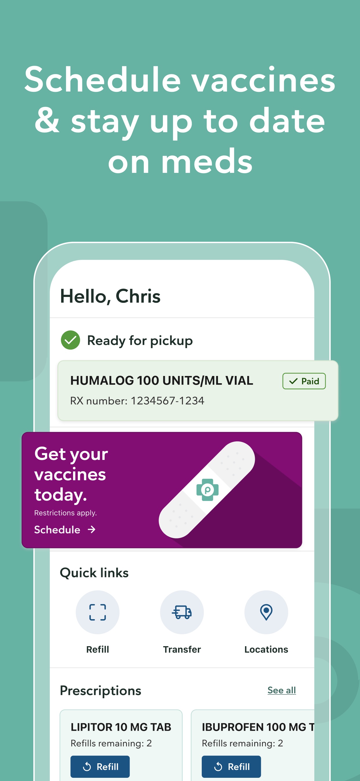 Publix Pharmacy screenshot 2