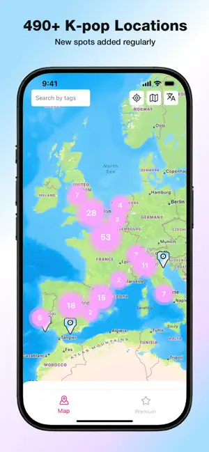 Kmaps: Kpop MV & Photo Map screenshot 2