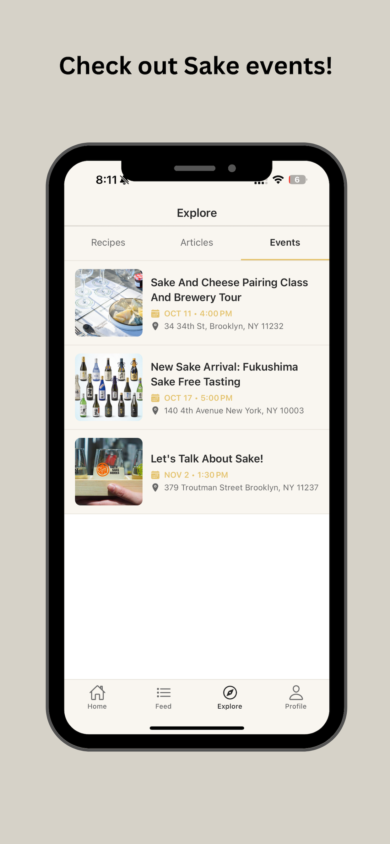 Sake Discovery - OneSip