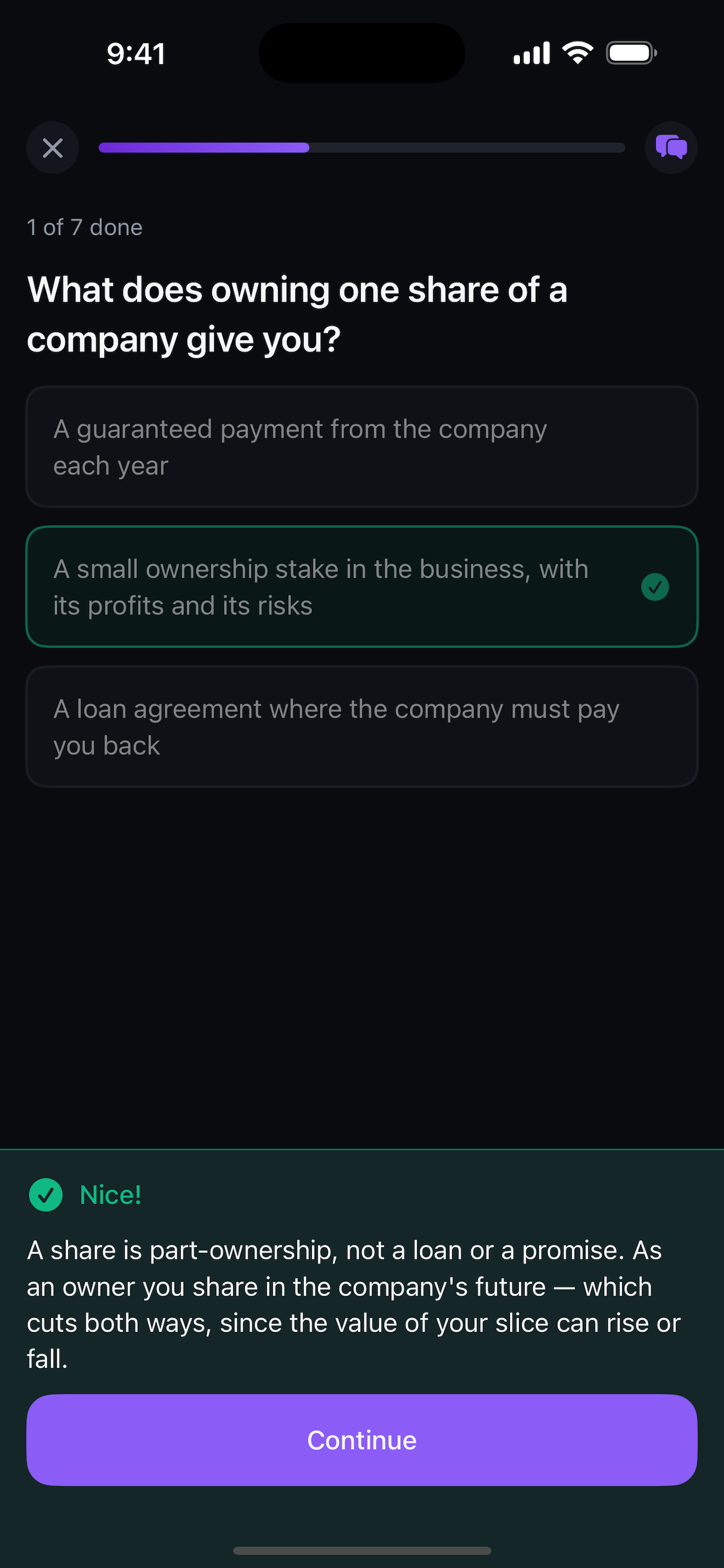 Financebro: AI Finance Teacher screenshot 3