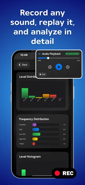 Decibel Meter dB Spectrum screenshot 3