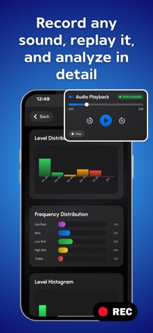 Decibel Meter dB Spectrum screenshot