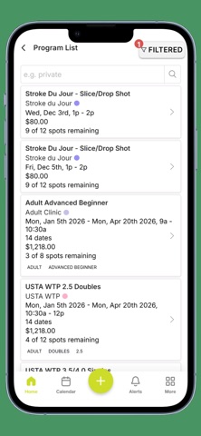 New Rochelle Racquet Club iPhone screenshot