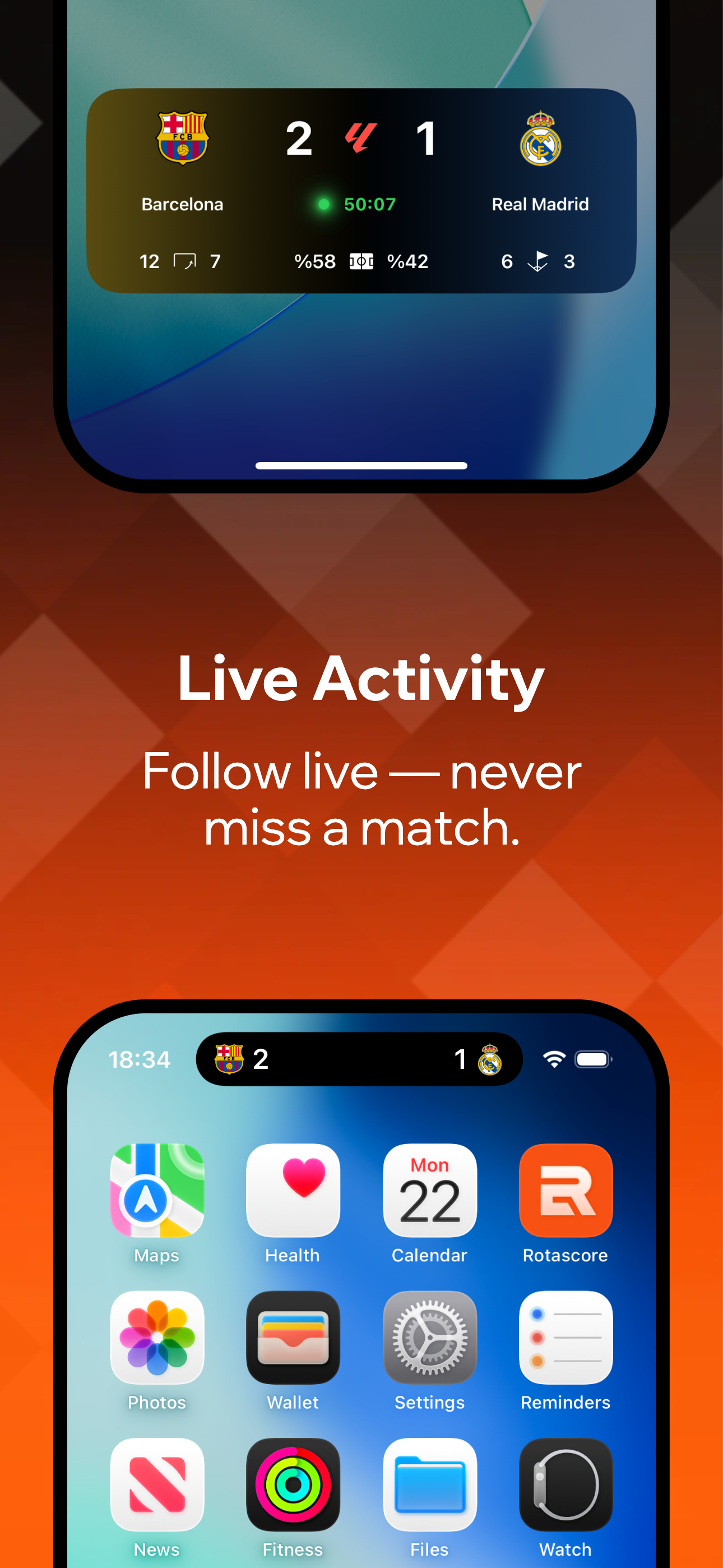 Rotascore: Live Soccer Scores screenshot 3