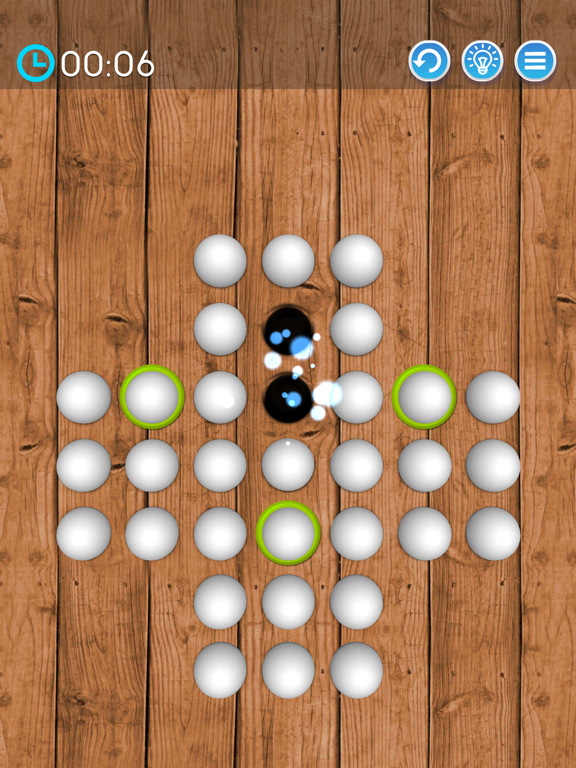 Screenshot #4 pour Peg Solitaire Ultra-MarbleJump