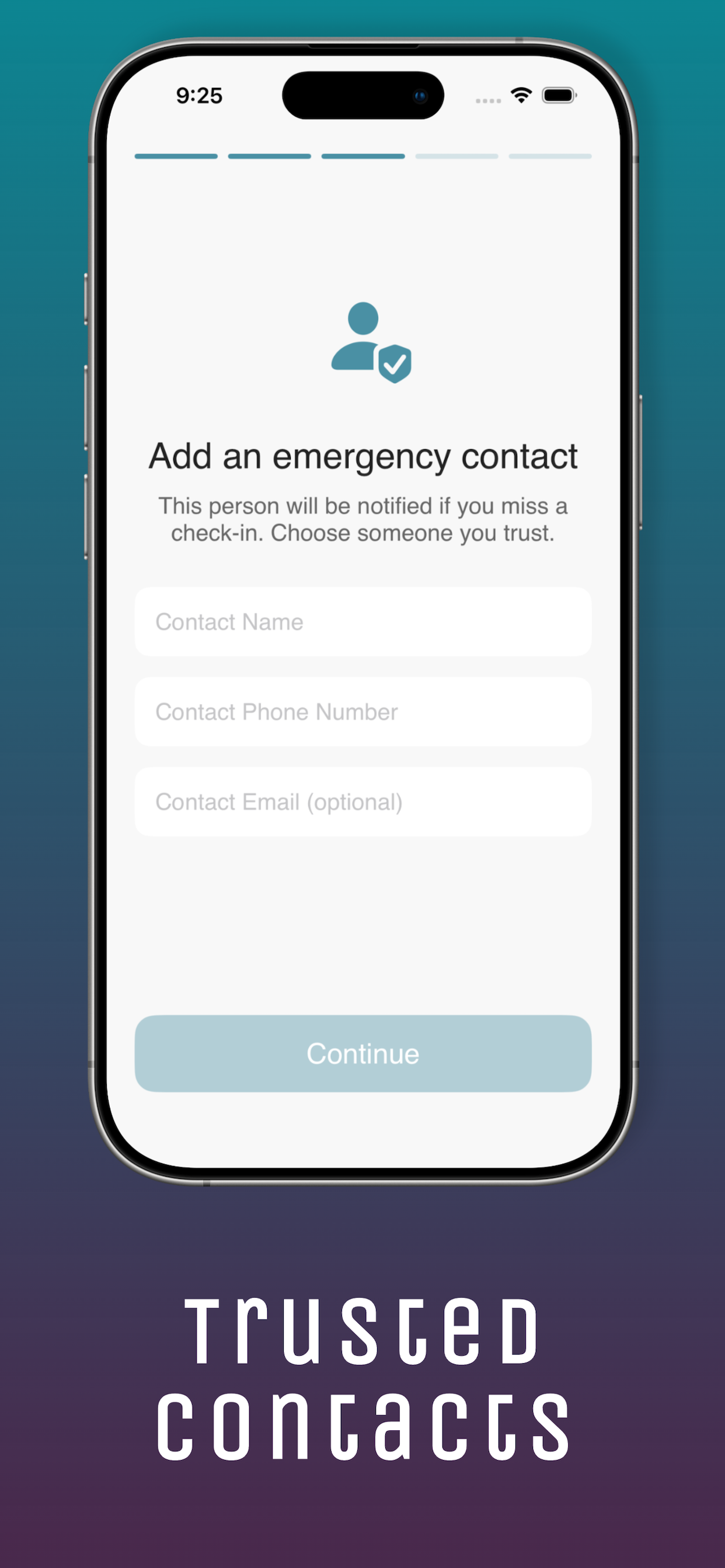 Tetherd: Safety Check In