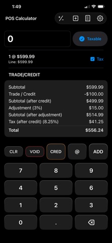POScalculator Screenshot 4 of 8