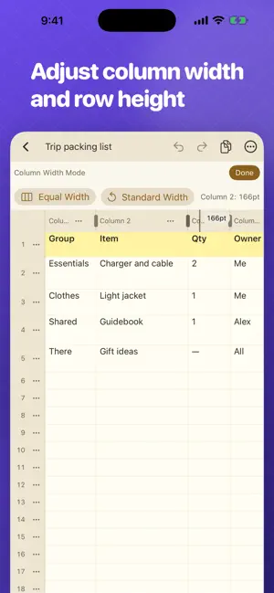 Columemo: Column Notes screenshot 2