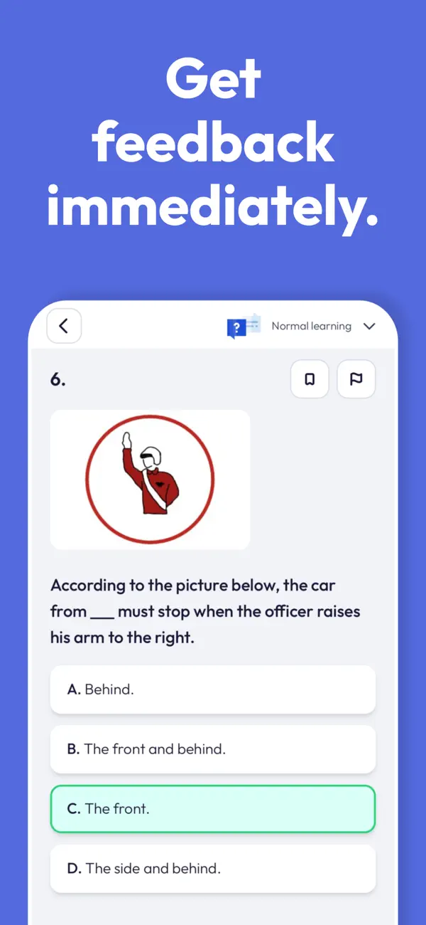 Screenshot #3 pour Thai Driving Test in English