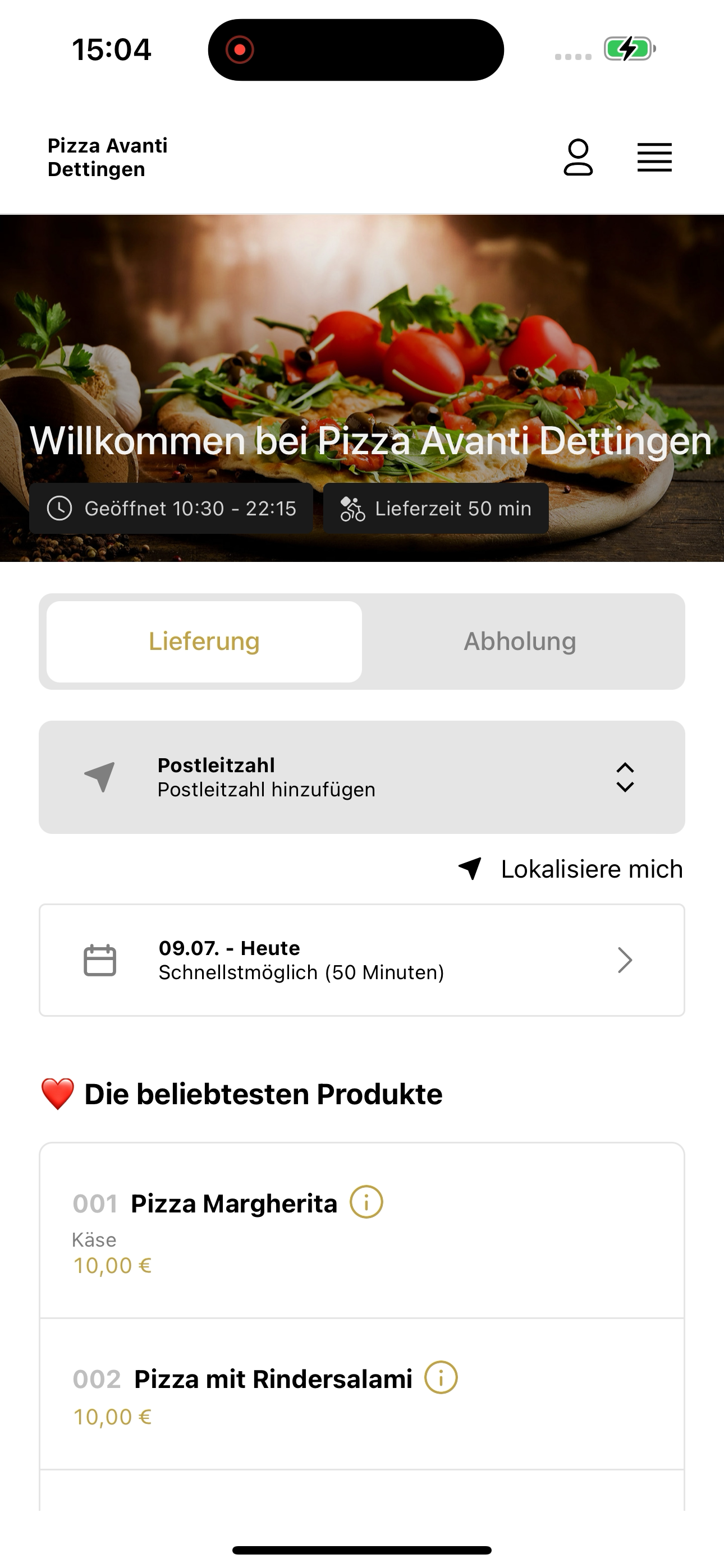 Pizza Avanti Dettingen screenshot 6