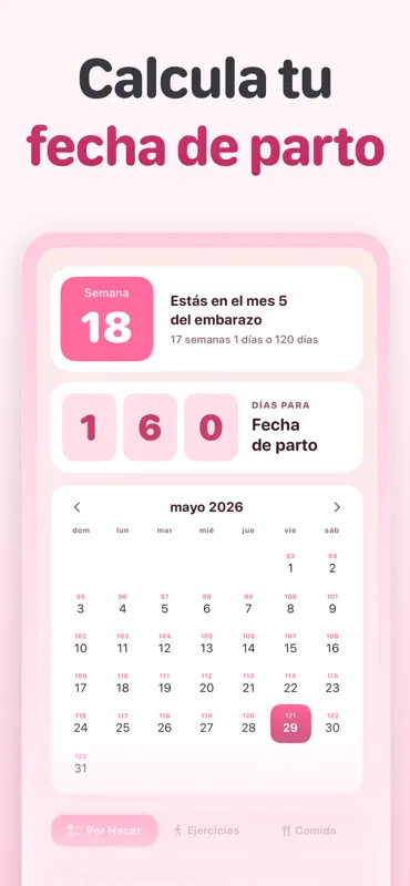 Prego: Embarazo y Bebé Tracker screenshot 3 of 6