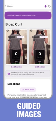 Rehab AI iPhone screenshot