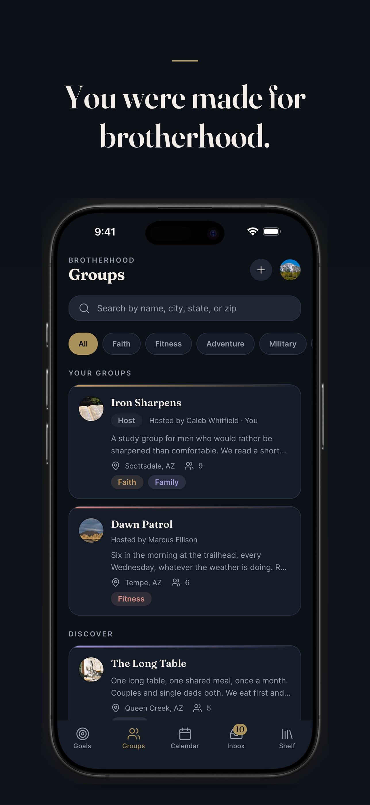 Screenshot 1 of Men's Group