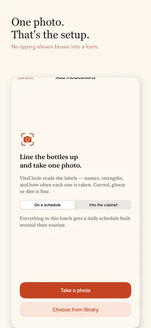 VitaCircle: Pill Reminder screenshot 1