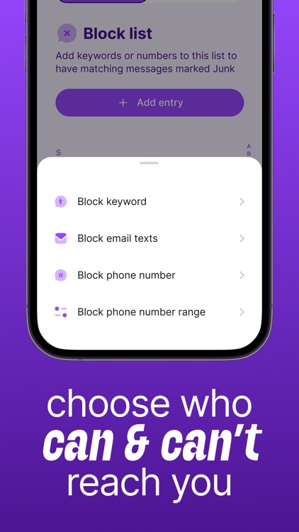 Blockr: SMS, Spam Text Blocker screenshot-4