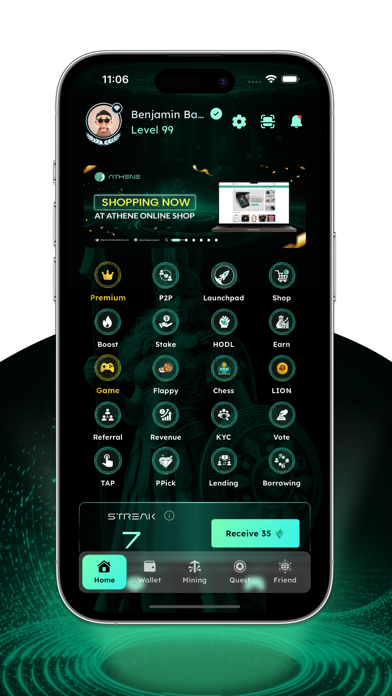 Athene Network Screenshot