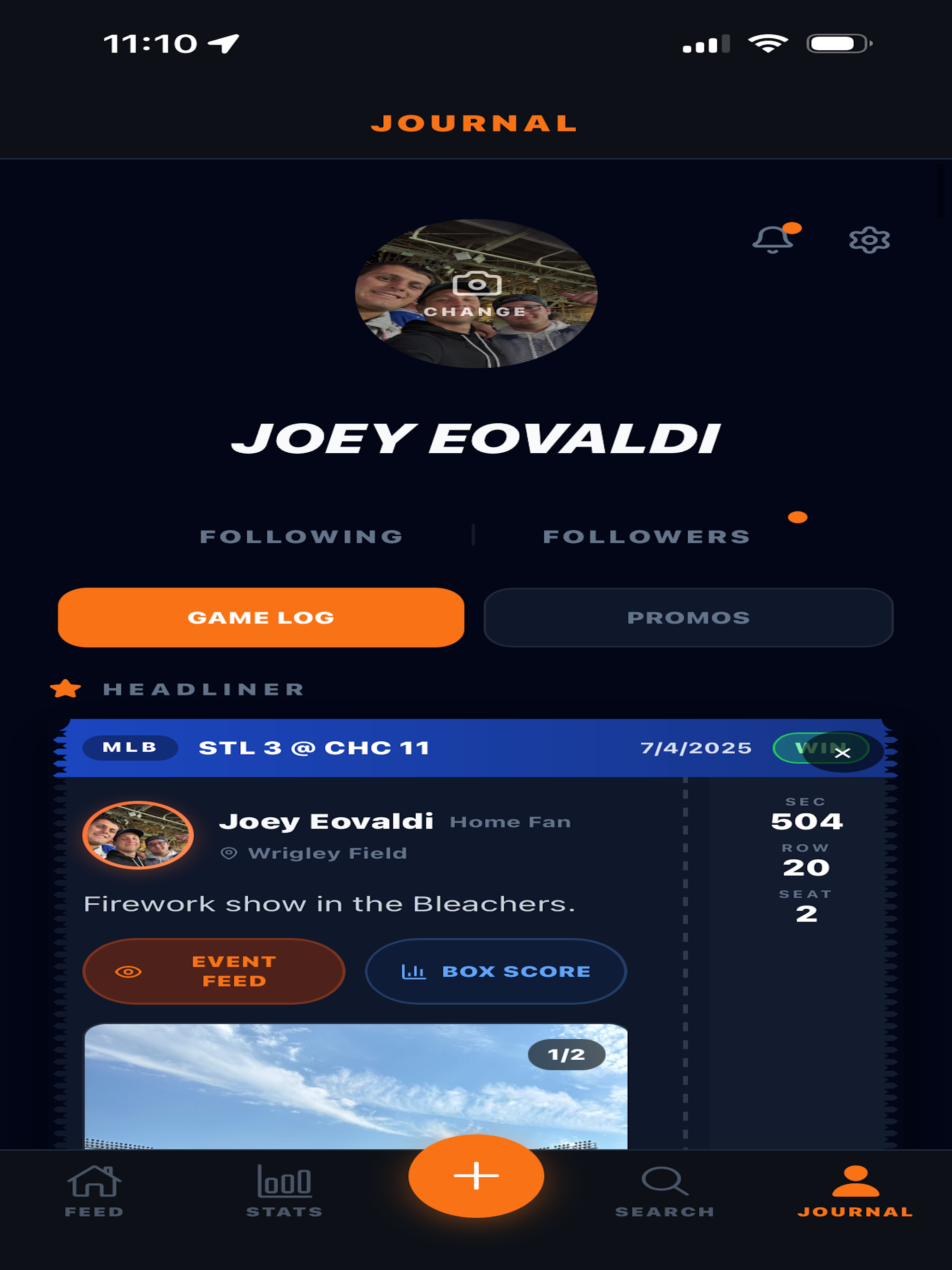 Fan Stat: Your Sports Journey