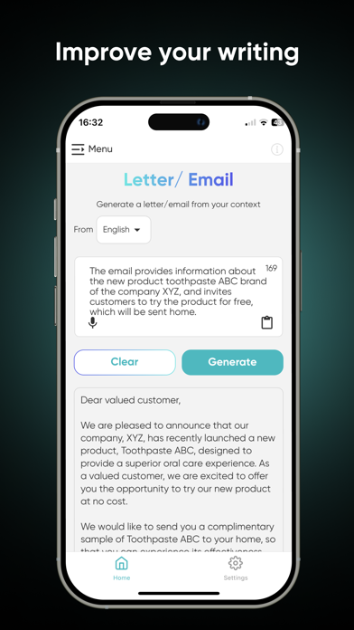 AI helper: Grammarly for iPad Screenshot