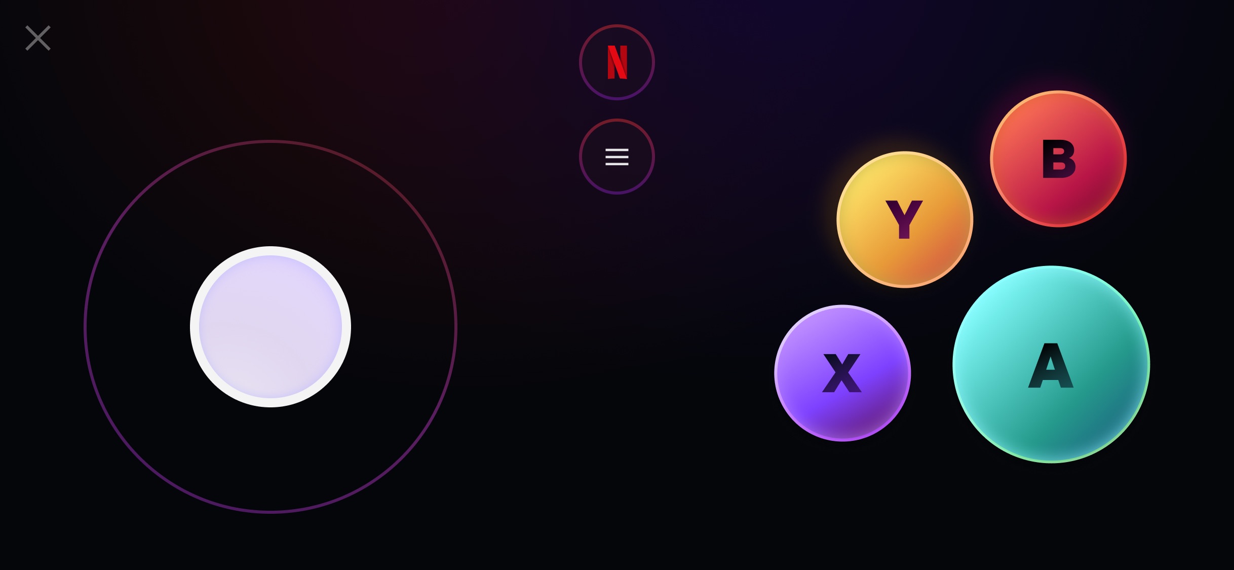 Netflix Game Controller screenshot