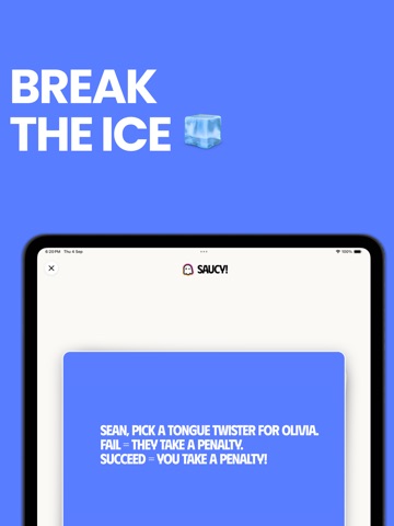 Party & Group Games: Saucy! iPad screenshot