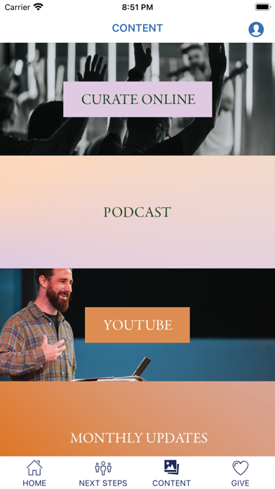 Curate Church Screenshot