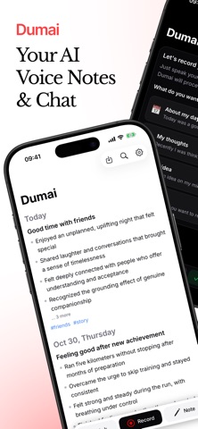 Dumai: AI Voice Notes & Chat Screenshot 1 of 6