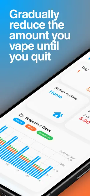 Wean: Stop Vaping Tracker screenshot 1
