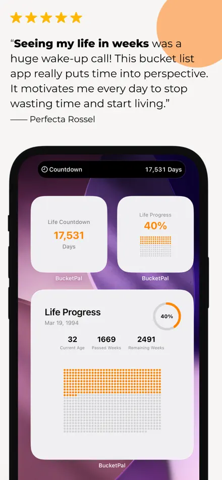 BucketPal screenshot 2