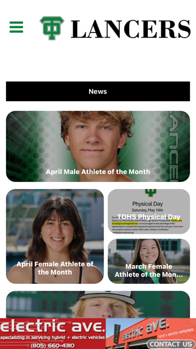 Thousand Oaks Lancer Athletics Screenshot