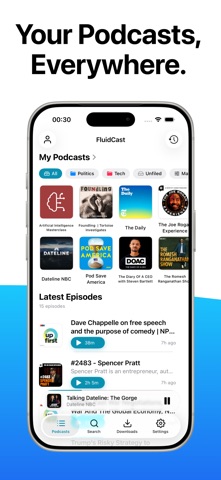 FluidCast: Podcast Player screenshot